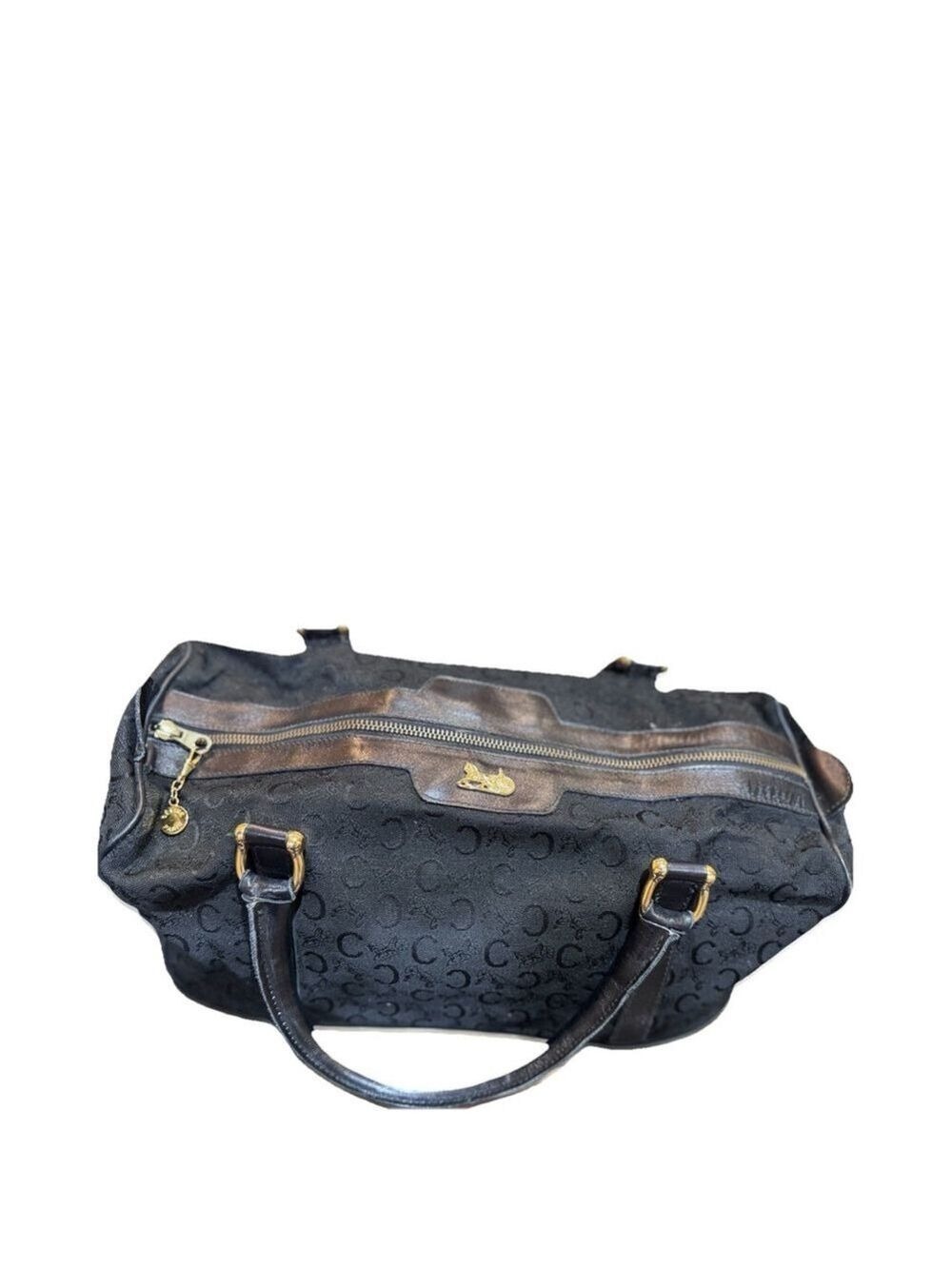 Celine C Macadam Boston W Sulky Logo Satchel
